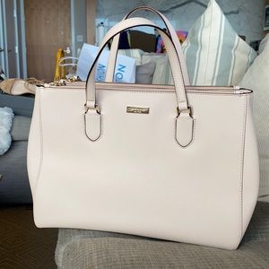 Light Pink Kate Spade handbag with matching wallet